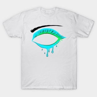 Neon Psychedelic Slime Eye T-Shirt